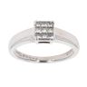 18ct White Gold 0.27ct Diamond Cluster Ring