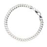 Silver Cuban Curb Bracelet 8.5" By Icesia