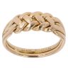 18ct Yellow Gold Braid Patterned Fancy Ring