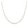 9ct Yellow Gold Figaro Chain 18"