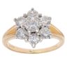 18ct Yellow Gold 1.50ct Brilliant Cut Diamond Cluster Ring
