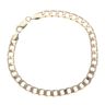 9ct Yellow Gold Curb Bracelet 8.5"