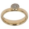 18ct Yellow Gold 0.15ct Brilliant Cut Diamond Cluster Ring