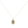 Children's 14ct Yellow Gold Our Lady Pendant And Chain 18"