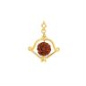 22ct Yellow Gold Rudraksha Bow Pendant