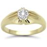 9ct Yellow Gold 0.10ct Diamond Signet Ring