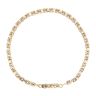 9ct Yellow Gold Byzantine Bracelet 7.5"