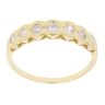 18ct Yellow Gold 0.50ct Brilliant Cut Diamond Half Eternity Ring