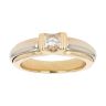 18ct White And Yellow Gold 0.40ct Diamond Solitaire Ring