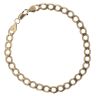 9ct Yellow Gold Curb Bracelet 8"