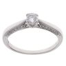 18ct White Gold 0.40ct Brilliant Cut Diamond Solitaire Ring