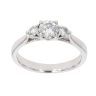Platinum 0.65ct Diamond Trilogy Ring