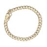 9ct Yellow Gold Curb Bracelet 8"
