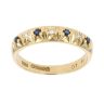 18ct Yellow Gold 0.05ct Diamond And Sapphire Ring