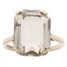 9ct Yellow Gold Prasiolite Single Stone Ring