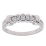 18ct White Gold 0.25ct Diamond Five Stone Ring