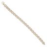 9ct Yellow Gold Watch Strap Style Bracelet 7"