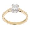 18ct Yellow Gold 0.50ct Emerald Cut Diamond Solitaire Ring