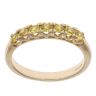 9ct Yellow Gold Yellow Topaz Eternity Ring