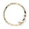 14ct Yellow Gold Fancy Bracelet 8"