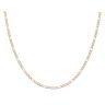 9ct Yellow Gold Flat Marine Figaro Chain 22"