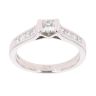 Platinum 0.70ct Princess Cut Diamond Solitaire Ring