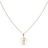 9ct Yellow Gold St George Pendant and Curb Chain 16"