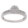 18ct White Gold 0.50ct Brilliant Cut Diamond Cluster Ring