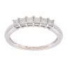 9ct White Gold 0.40ct Princess Cut Diamond Eternity Ring