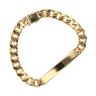 18ct Yellow Gold ID Bracelet 7.5"