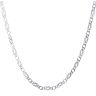 9ct White Gold Celtic Chain 18"