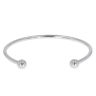 Silver Children's Torque Bangle By Icesia