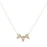 18ct Yellow, White And Rose Gold Fancy Necklace 18"