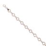 9ct White Gold Fancy Bracelet 7.5"