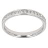 18ct White Gold 0.50ct Princess Cut Diamond Half Eternity Ring