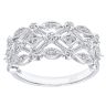 9ct White Gold Diamond Ring