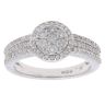 9ct White Gold 0.67ct Diamond Cluster Ring by Anya Belle