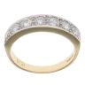 18ct Yellow Gold 1.00ct Brilliant Cut Diamond Half Eternity Ring