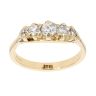 18ct Yellow Gold 0.65ct Diamond Five Stone Ring