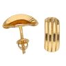 22ct Yellow Gold Grain Dot Stud Earrings