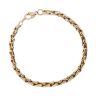 9ct Yellow Gold Fancy Bracelet 8"