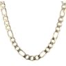 9ct Yellow Gold Figaro Chain 28"