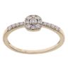 9ct Yellow Gold 0.20ct Diamond Cluster Ring
