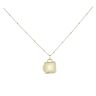 Silver Gold Plated Padlock Locket Pendant And Chain 18"