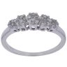 9ct White Gold 0.30ct Brilliant Cut Diamond Cluster Ring