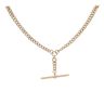 9ct Yellow Gold Albert T Bar Chain 22"
