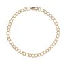 9ct Yellow Gold Curb Bracelet 9"