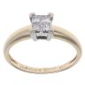 9ct Yellow Gold 0.22ct Diamond Cluster Ring