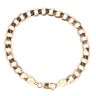 9ct Yellow Gold Curb Bracelet 8"