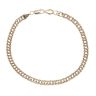 9ct Yellow Gold Double Curb Bracelet 9"